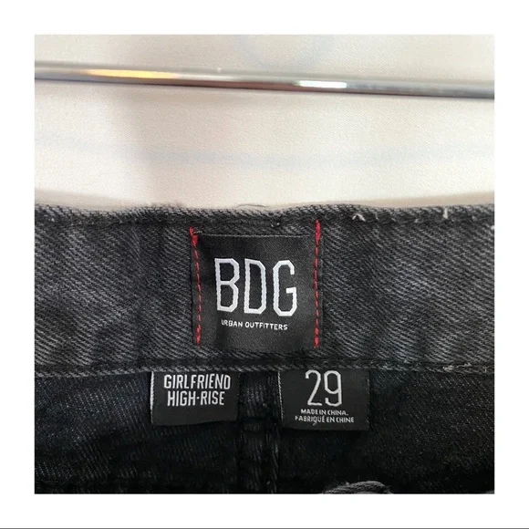 Urban Outfitters BDG High Rise Girlfriend Denim Jean Shorts - Picture 9 of 10